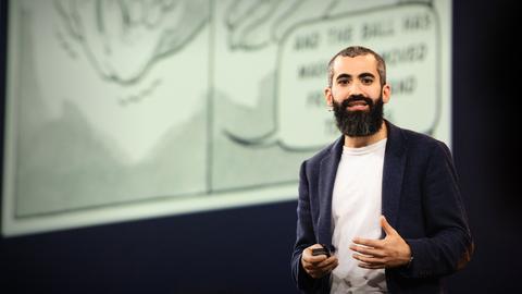 Grief is complicated — but drawing cartoons can help | Navied Mahdavian